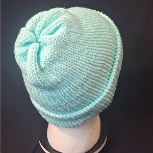Mint Green Knit Beanie